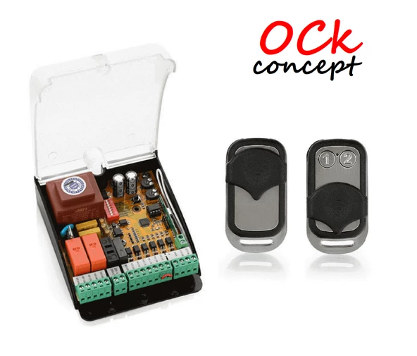 Cuppon Bahçe Motoru KP-107 Soft Start Kontrol Paneli ve 2 Adet Cuppon 2BK Kumanda ürün görseli 1