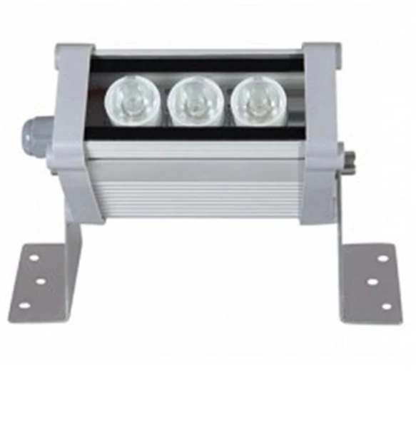 YCL WALLWASHER 3X1W 3W 12CM KIRMIZI ürün görseli 1