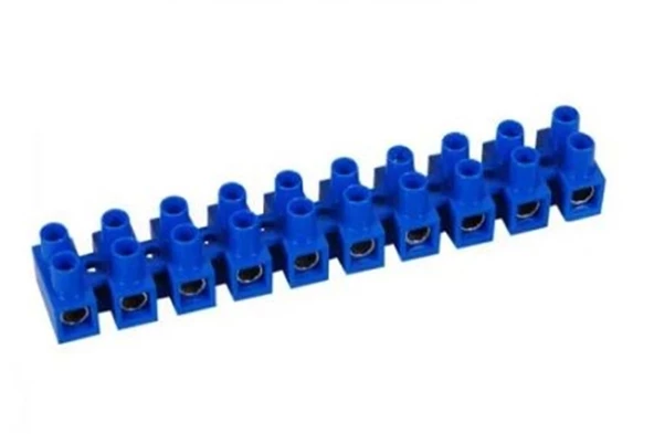 ORTAÇ NO:4  10-16mm 12li Plastik Sıra Klemens Mavi ürün görseli 1