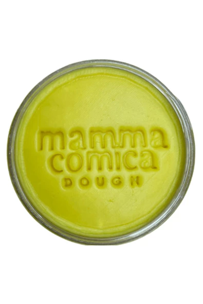 Mammacomica Dough Tekli Doğal Oyun Hamuru - Yellow 130gr ürün görseli 1