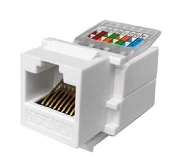 ENDER Keystone Jak RJ 45 8 Pin CAT-6 Konnektörü (Şase CAT5E-8P8C) ürün görseli 1