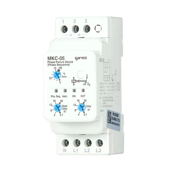 ENTES MKC-05 MOTOR KORUMA RÖLESİ %5-15 AYARLI ürün görseli 1