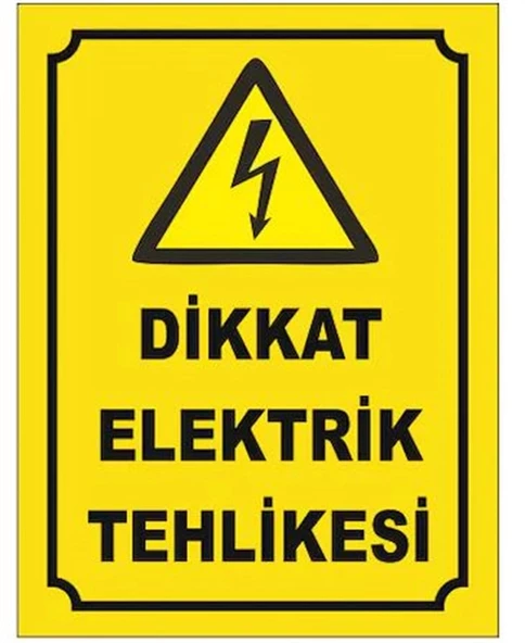 Alüminyum Büyük Ölüm Tehlikesi Levhası 200mmx140mm (Metal) ürün görseli 1