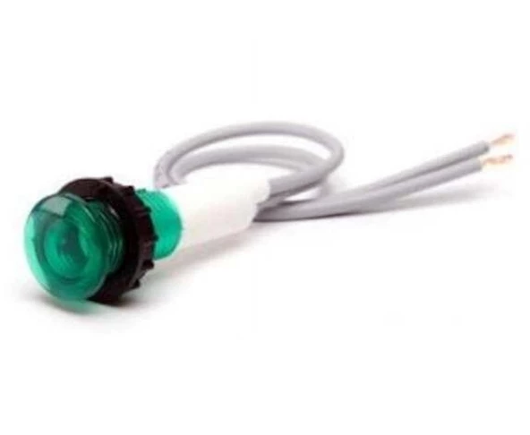 ENDER 10mm YEŞİL Kablolu Sinyal Lambası 10Q 220v ürün görseli 1