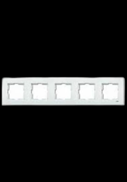 VİKO KARRE BEYAZ BEŞLİ ÇERÇEVE ürün görseli 1