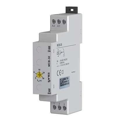 ENTES MCB-30 Sn Yassı Zaman Rölesi 12-240V Ac-Dc ürün görseli 1