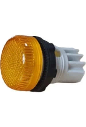 EMAS SİNYAL LAMBASI SARI 22MM 220V KORUMALI - Resim 2