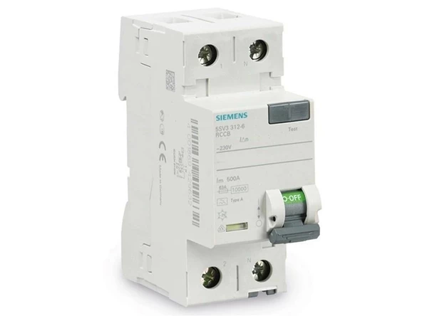 SİEMENS 1X40A 300 mA YANGIN KORUMA ROLESİ 70MM (YENİ TİP) ürün görseli 1