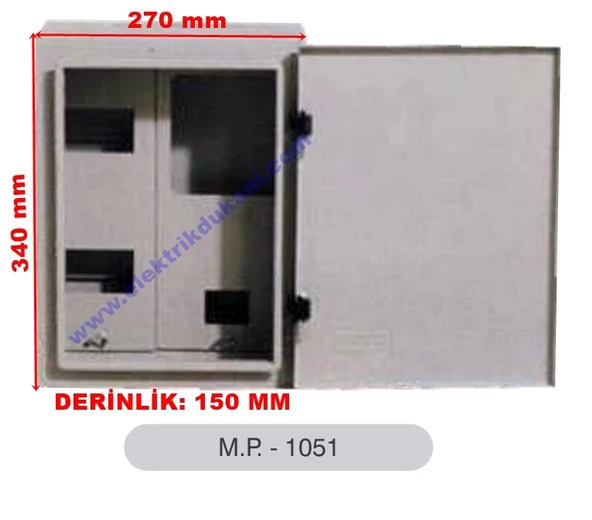 MERT 1051 S.Ü. 1 MONOFAZE SAYAÇLI OTOMATLI PANO 8W ürün görseli 1
