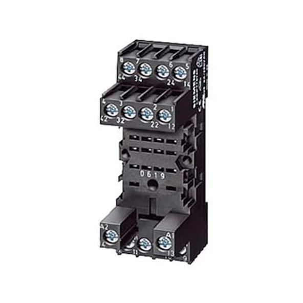 SCHRACK 14 Pinli Ray Tipi Röle Soketi Vidalı Bağlantı 2-4 C/0 PT Role İçin (Raya Montaj Edilebilen) ürün görseli 1
