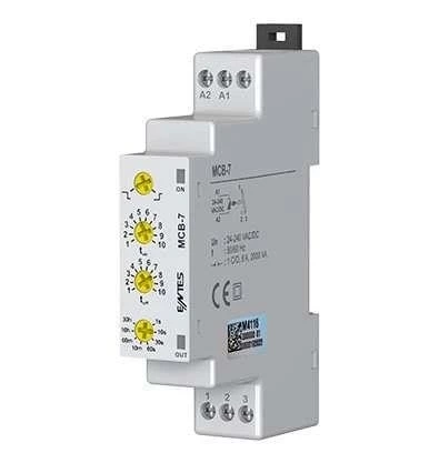 ENTES MCB-7 Yassı Tip Çift Zaman Ayarlı Role - Resim 2