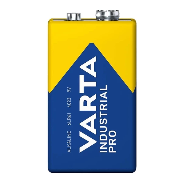VARTA 9v Kare Pil Alkaline Idustrial 9 Volt Pil ürün görseli 1