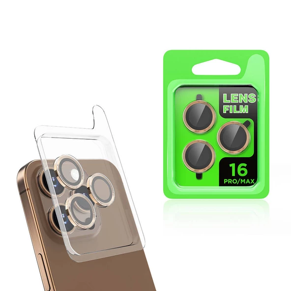 Apple iPhone 16 Pro Max Zore CL-07 Kamera Lens Koruyucu ürün görseli 1