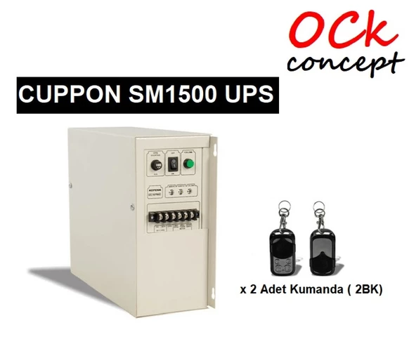 Cuppon SM1500 Kepenk Güç Kaynağı, Cuppon UPS - 1500 Watt Kepenk İçin Kesintisiz Güç Kaynağı ürün görseli 1