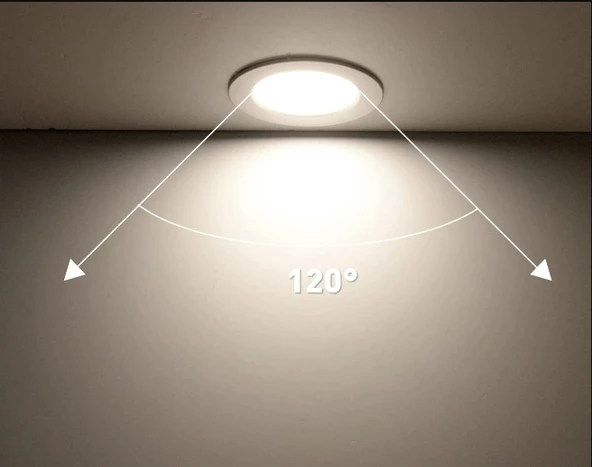 LUSTER 9W YUVARLAK LED PANEL SPOT 4000K - Resim 2