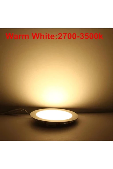 LUSTER 3W YUVARLAK LED PANEL SPOT 3500K - Resim 2