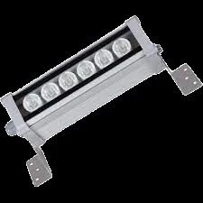 YCL WALLWASHER 6X1W 6W 20CM KIRMIZI ürün görseli 1