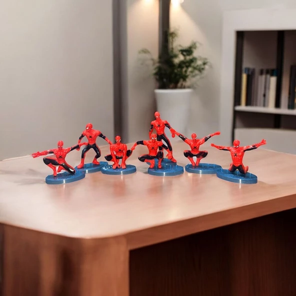 VIP SPIDERMAN ÖRÜMCEK ADAM KARAKTER SET 7Lİ BİBLO SET SPIDERMAN OYUNCAKLARI ÖRÜMCEK ADAM OYUNCAKLARI ürün görseli 1