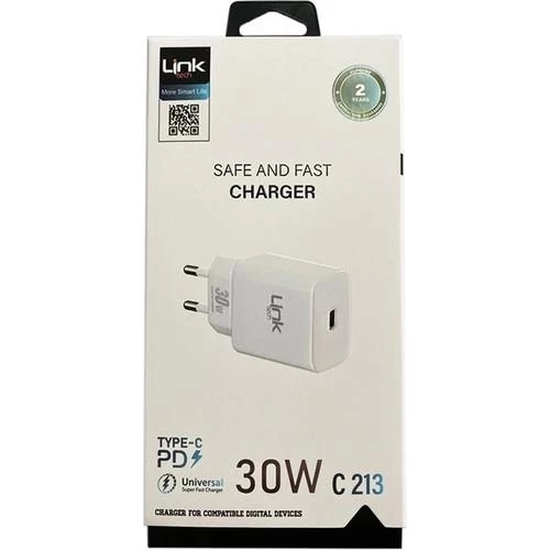 LİNKTECH ŞARJ ALETİ TYP-C 30W (KABLOSUZ) - Resim 2