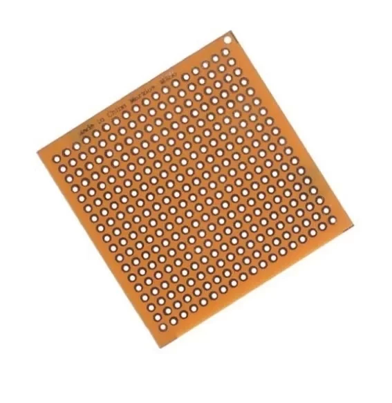50x50mm Delikli Bakır Plaket Tek Taraflı Devre Kartı 5x5 ürün görseli 1