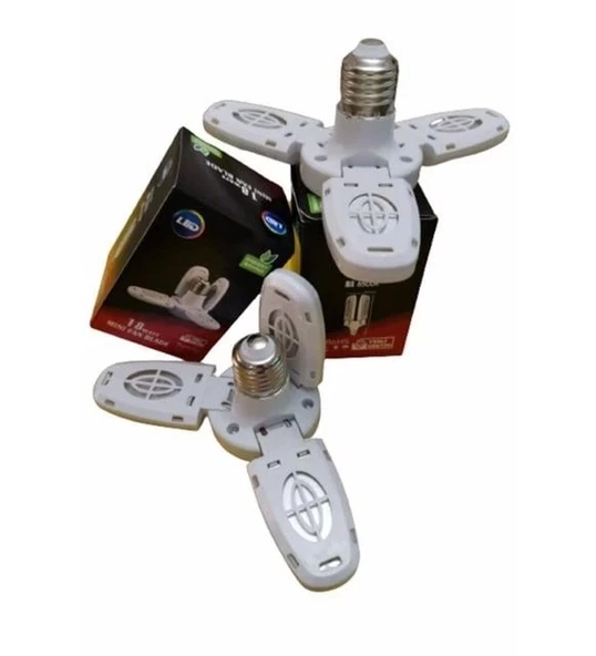 18W PERVANE LED AMPUL 6500K - Resim 2