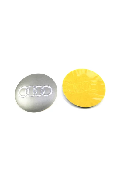 AUDI Jant Göbek Arması Gri Yapıştırma 56mm 4 Adet ürün görseli 1