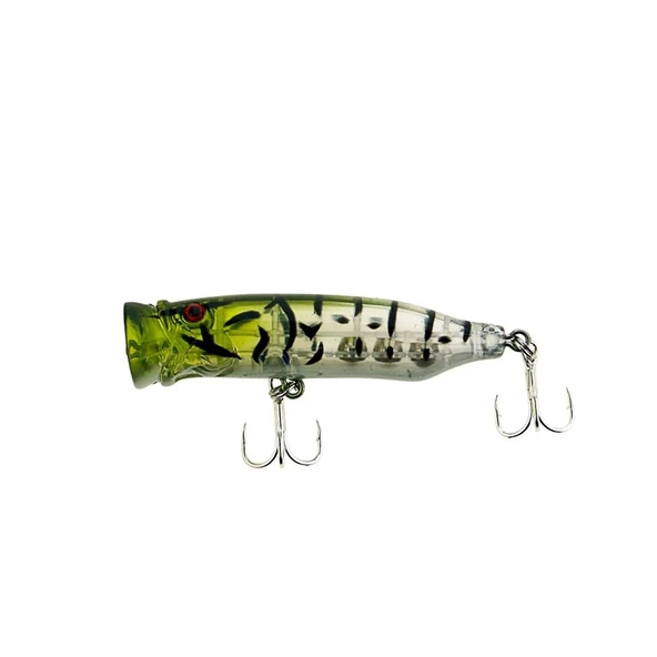 Fujin Salt Popper 70mm 9.5gr Su Üstü Maket Balık  188 Green Back Clear ürün görseli 1