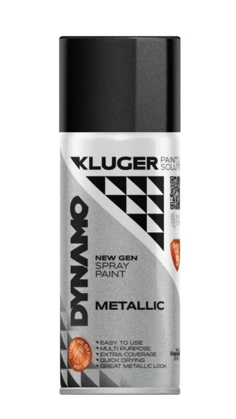 Dynamo Sprey Boya 400ml  MetalikSiyah ürün görseli 1