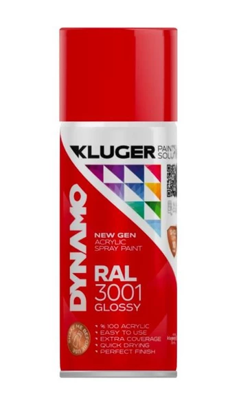 Dynamo Sprey Boya 400ml  Kırmızı ürün görseli 1
