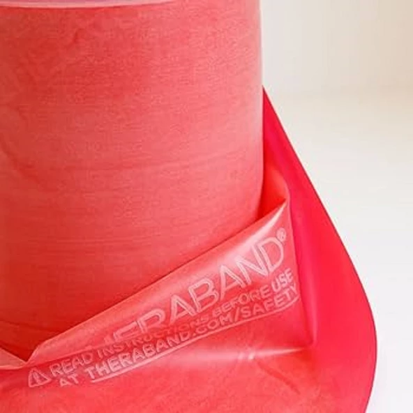 Theraband Kırmızı Egzersiz Bandı ürün görseli 1