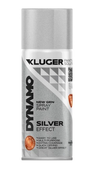 Dynamo Efekt Sprey Boya 400ml  Gümüş ürün görseli 1