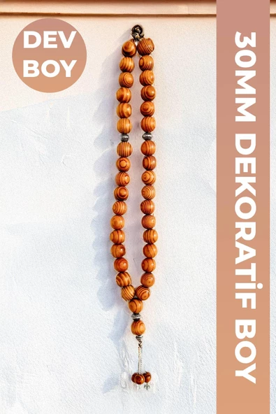Dev Boy Dekoratif Amaçlı Bambu Ağacı Tesbih - Resim 3
