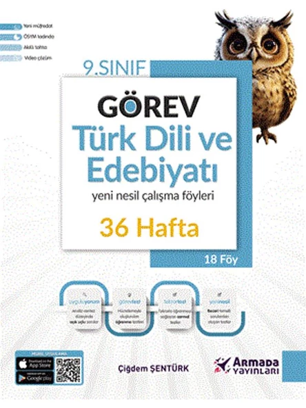 ARMADA 9.SINIF GÖREV TÜRK DİLİ VE EDEBİYATI ÇALIŞMA FÖYLERİ (36 HAFTA)*YENİ* ürün görseli 1