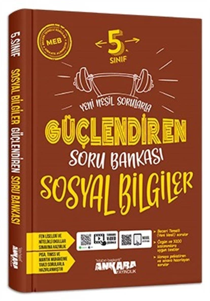 Ankara Yayıncılık 5. Sınıf Sosyal Bilgiler Güçlendiren Soru Bankası ürün görseli 1