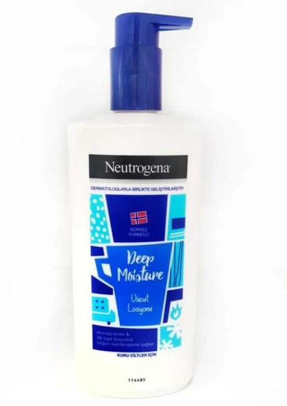 Neutrogena Deep Moisture Parfümlü Vücut Losyonu 400 Ml ürün görseli 1