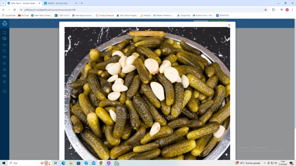 Turşu Salatalık Kornişon 2 kg ürün görseli 1