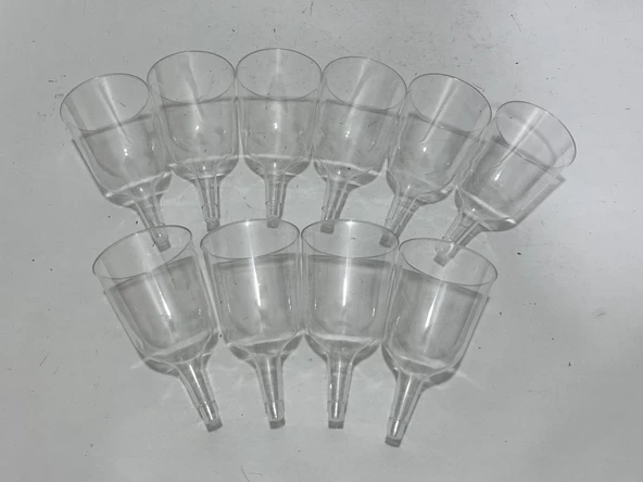 Plastik Kadeh Başlığı 10 Adet (Yarı Mamül) - Resim 5