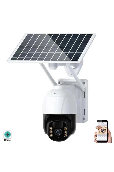 RADEX Rx-14 Solar Smart Güvenlik Kamerası 4g Sim 3mp Wi-fi Ptz Renkli Gece Görüş Dış Mekan ürün görseli 1