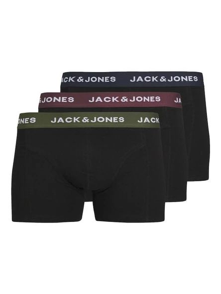 Jack Jones Caron Solıd 3 Lü Paket Erkek Boxer 12259085 ürün görseli 1