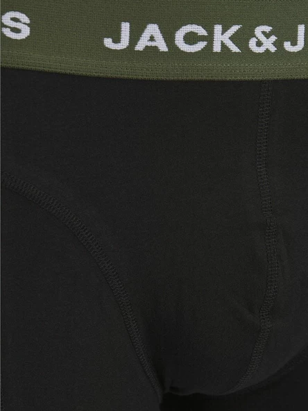 Jack Jones Caron Solıd 3 Lü Paket Erkek Boxer 12259085 - Resim 2