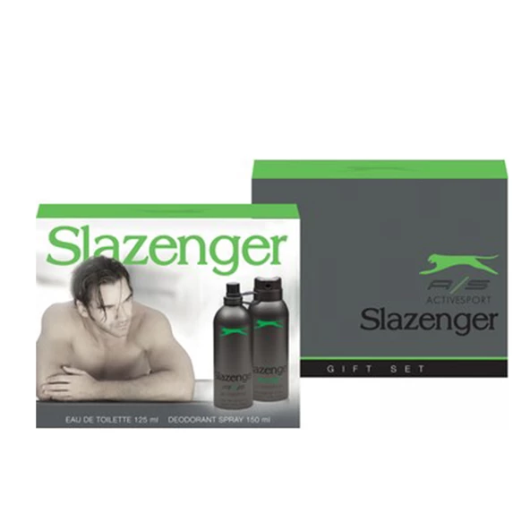 Slazenger Active Sport Yeşil EDT 125 ml + Deo Sprey 150 ml Erkek Parfüm Seti ürün görseli 1
