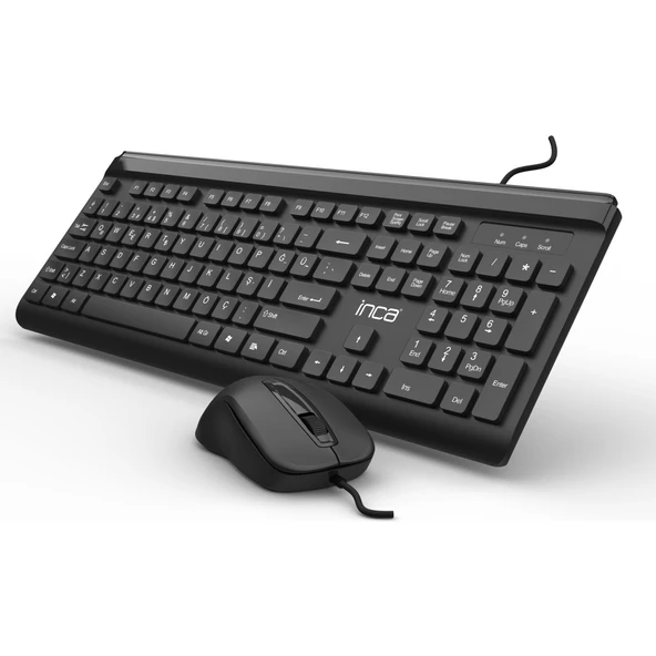 Inca IMK-377 Slim Chocolate Dizayn Q Kablolu Klavye & Mouse Set ürün görseli 1