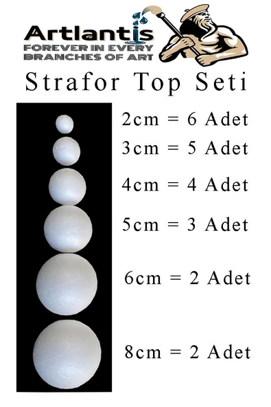Güneş Sistemi Maketi İçin Strofor Köpük Top 22 Adet Yuvarlak Strafor Top Küre Okul Deney Köpük Toplar ürün görseli 1