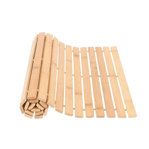 Bambu Katlanır Banyo Paspası 40x60 CM ürün görseli 1
