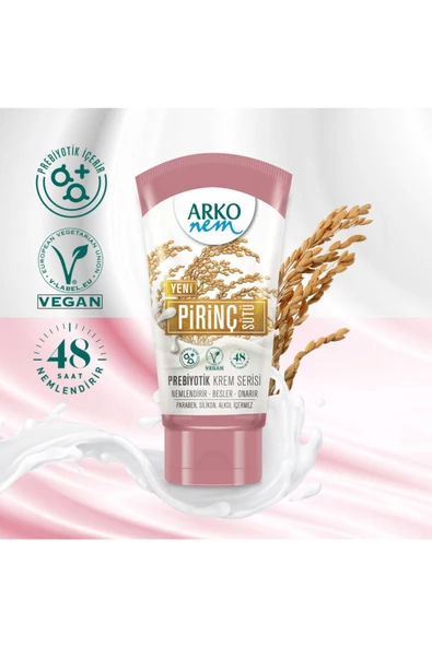 Arko Nem Prebiyotik Krem Serisi Pirinç Sütü 60ml ürün görseli 1