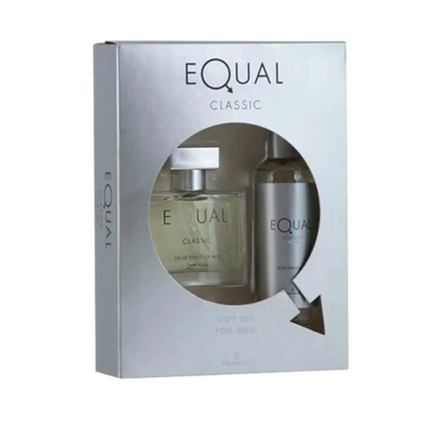 Equal Classic EDT 75 ml + Deo Sprey 150 ml Erkek Parfüm Seti ürün görseli 1
