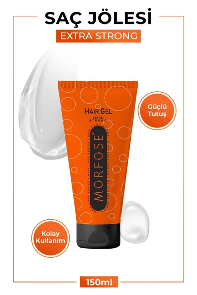 Morfose Extra Strong Saç Jölesi 150 Ml Tüp Jöle Turuncu ürün görseli 1