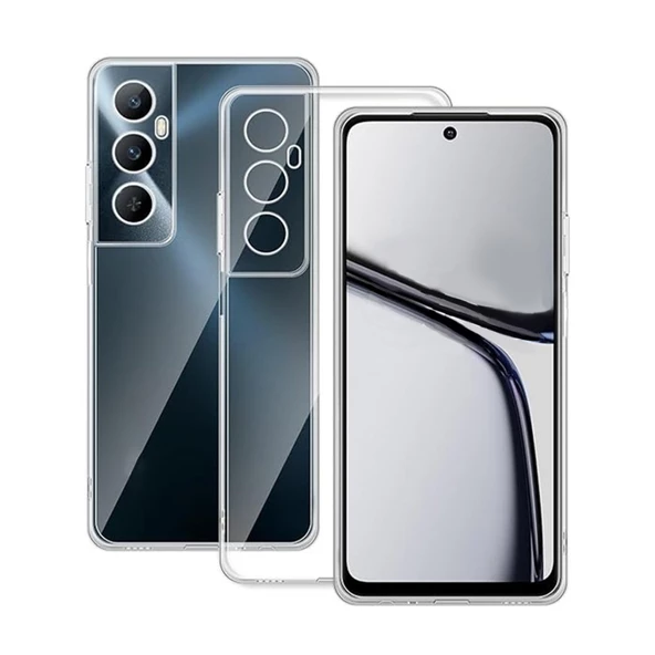 Realme C65 Kılıf Kamera Korumalı Silikon Şeffaf Arka Kapak ürün görseli 1