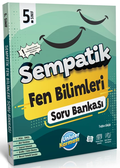 Ünlüler 5. Sınıf Fen Bilimleri Sempatik Soru Bankası Ünlüler Yayınları ürün görseli 1