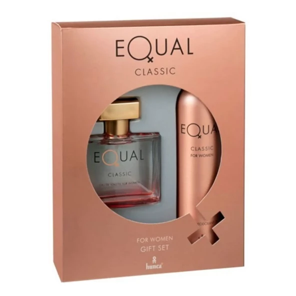 Equal Classic Women EDT 75 ml + Deo Sprey 150 ml Kadın Parfüm Seti ürün görseli 1